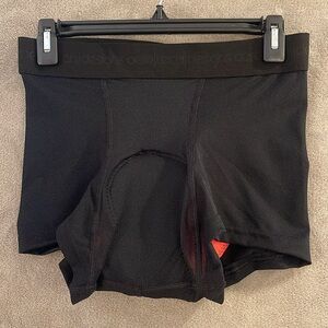 NWT BIKE SHORT Men’s M Black Aero Tech Designs SMPS604BK M’s Shorty Liner Shorts